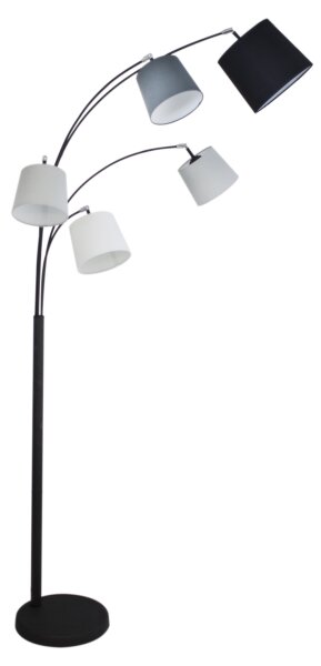 ByRydens 4100440-4007 - Lampada con piedistallo FOGGY 5xE14/5W/230V