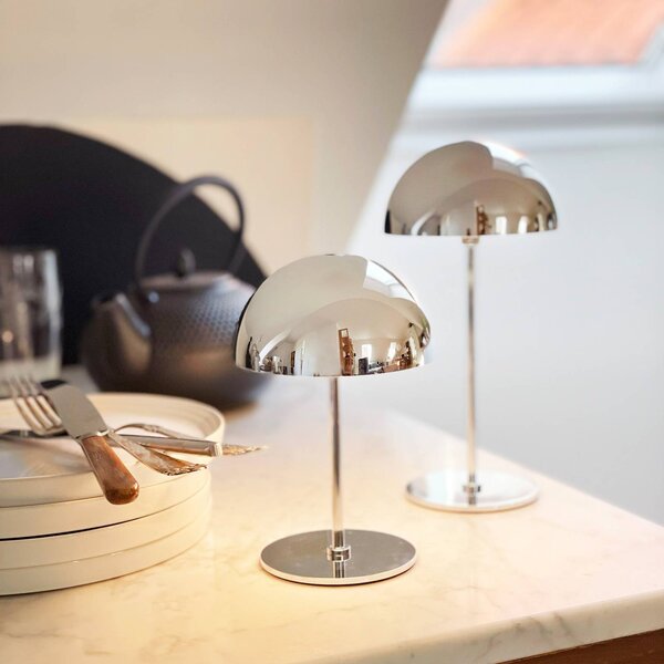 Dyberg Larsen Lampada da tavolo Along, dimmerabile, Soggiorno / Sala da pranzo, Metallo, Scandinavo, Lampada da tavolo