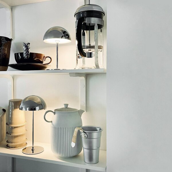 Dyberg Larsen Lampada da tavolo Along, dimmerabile, Soggiorno / Sala da pranzo, Metallo, Scandinavo, Lampada da tavolo