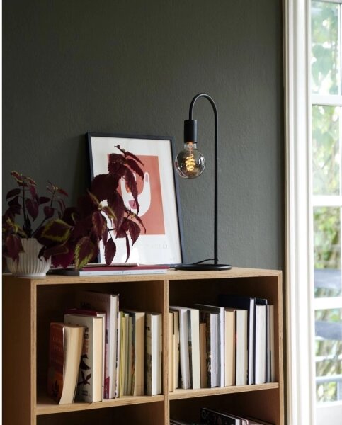 Nordlux - Lampada da tavolo PACO 1xE27/25W/230V nera