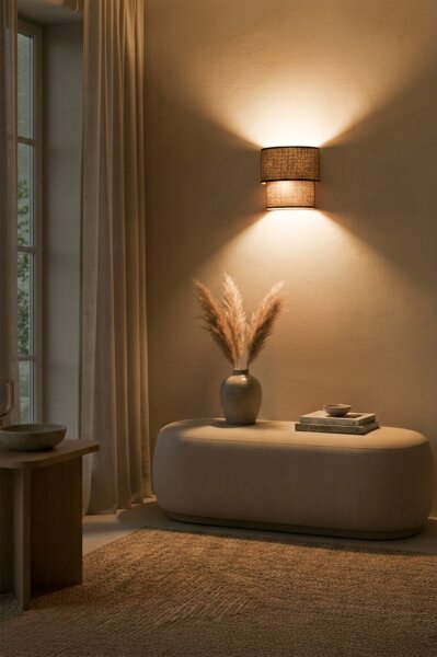 Brilagi - Lampada da parete LED BOHO ECO 1xE27/10W/230V marrone