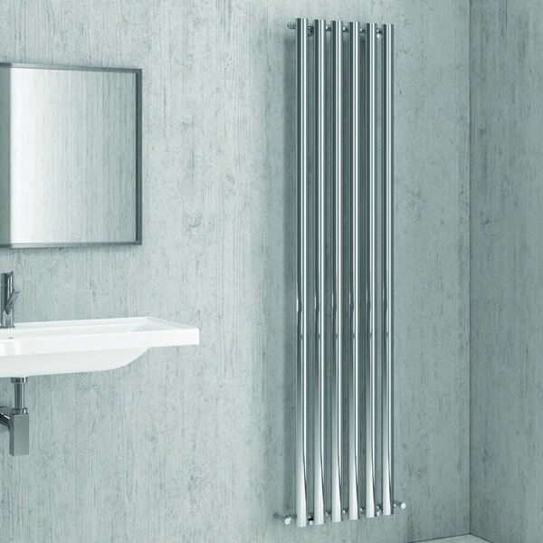 Kamalu radiatore termoarredo 420x1800mm con 6 tubi verticali modello kam-369