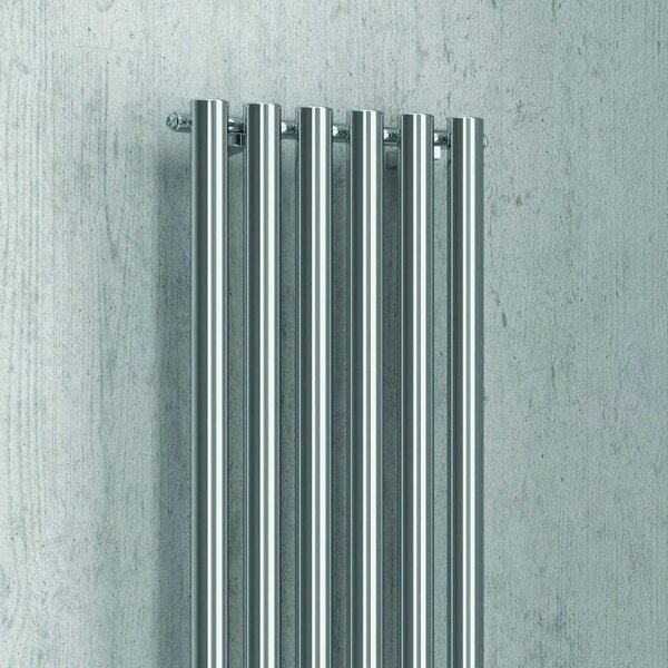 Kamalu radiatore termoarredo 420x1800mm con 6 tubi verticali modello kam-369