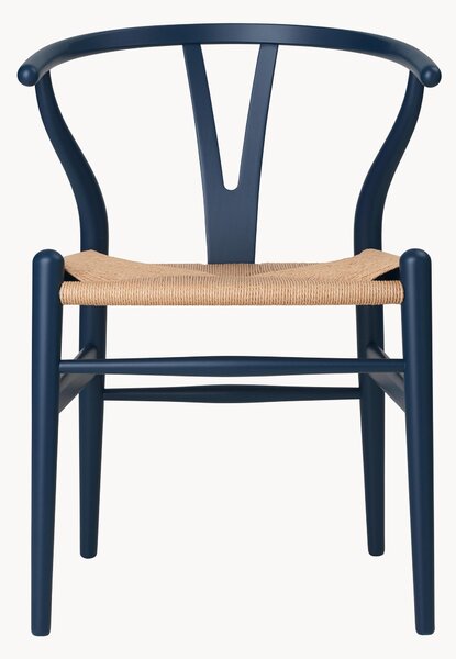 Sedia in legno con seduta intrecciata CH24 Wishbone Chair