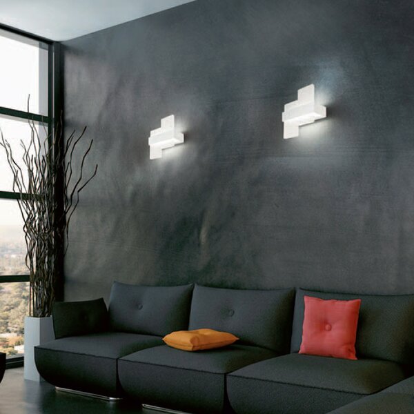 Plafoniera Moderna Bunny Metallo Bianco Led 20W