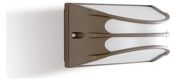 Applique Per Esterni Ed Interni In Alluminio Marrone Led 10W 700 Lm 3000K Bra