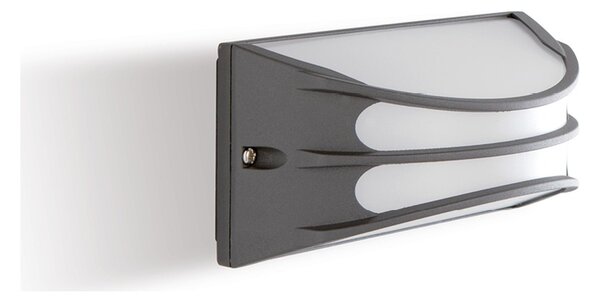 Applique Per Esterni Ed Interni In Alluminio Grigio Led 10W 700 Lm 3000K Bra