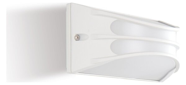 Applique Per Esterni Ed Interni In Alluminio Bianco Led 10W 700 Lm 3000K Bra