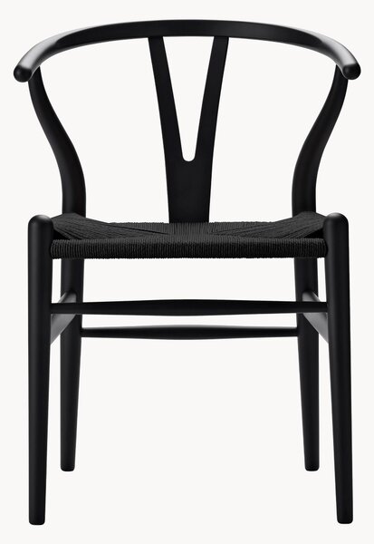 Sedia in legno con seduta intrecciata CH24 Wishbone Chair