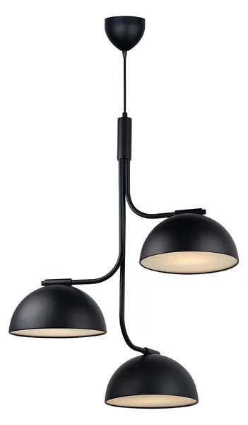 DFTP by Nordlux - Lampadario a sospensione con filo TULLIO 3xE14/25W/230V nero