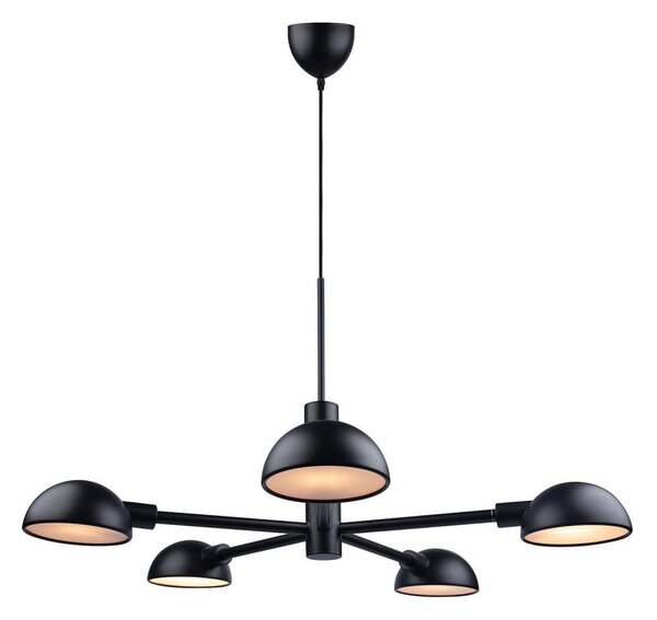 DFTP by Nordlux - Lampadario a sospensione con filo NOMI 5xE14/8W/230V nero