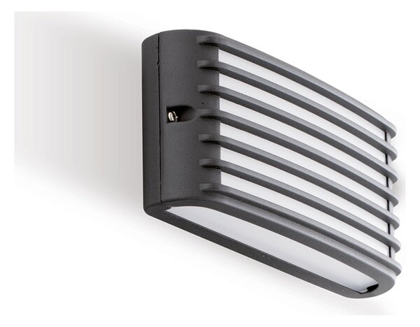 Applique Per Esterni Ed Interni Inalluminio Grigio Led 10 W 700 Lm 3000K Grid