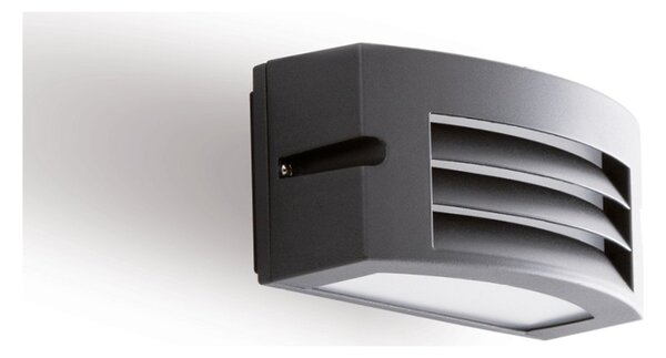 Applique Esterno Alluminio Grigio Led 10 W 700 Lm 3000K Kube