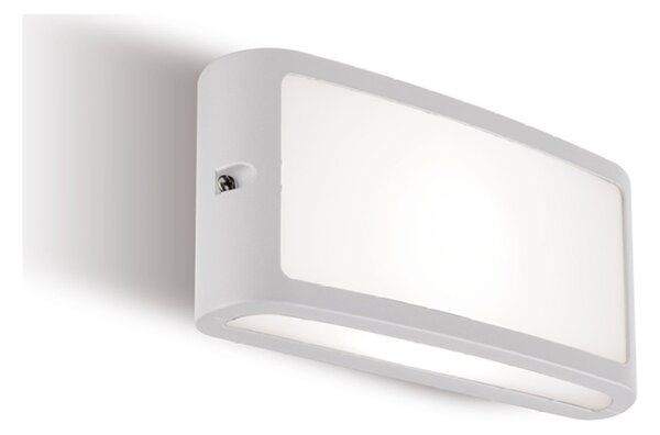 Applique Esterni Interni Alluminio Bianco Led 10 W 700 Lm 3000K Screen