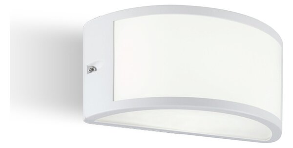 Applique Per Esterni Ed Interni In Alluminio Bianco Led 10 W 700 Lm 3000K Petit