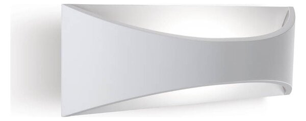 Applique Per Esterni Ed Interni In Alluminio Bianco Led 12W 400 Lm 3000K Moon