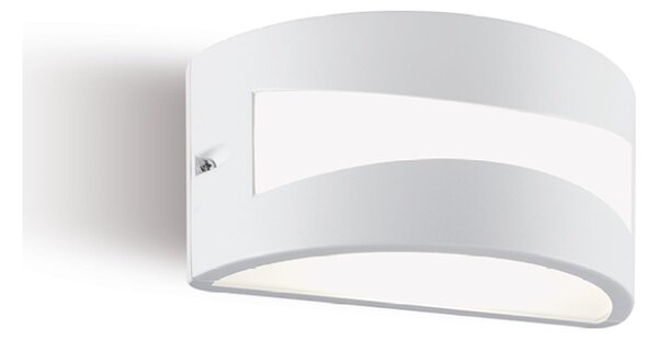Applique Per Esterni Ed Interni In Alluminio Bianco Led 10 W 700 Lm 3000K Tibet