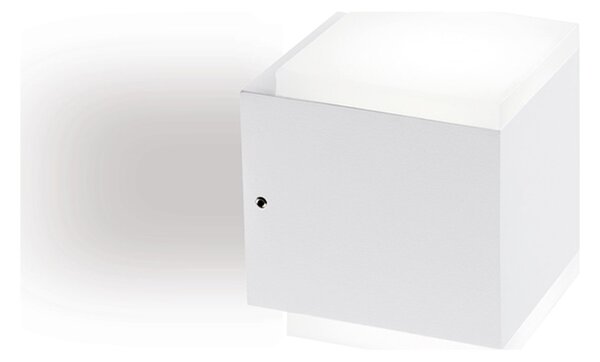 Applique Esterno Interno In Alluminio Bianco Led 7,2+7,2W 700 Lm 3000K Tango