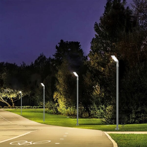 Brilagi - Lampione stradale LED per esterni con snodo. URBANLIGHT LED/50W/230V grigio IP65