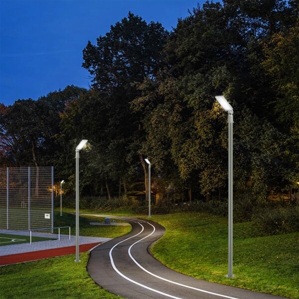 Brilagi - Lampione stradale LED per esterni con snodo. URBANLIGHT LED/50W/230V grigio IP65