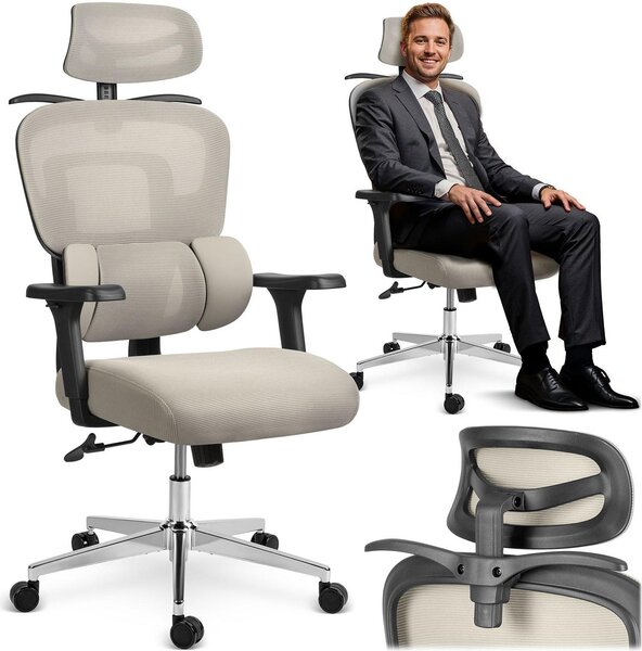 Sedia da ufficio Talin, grigio | Sofotel