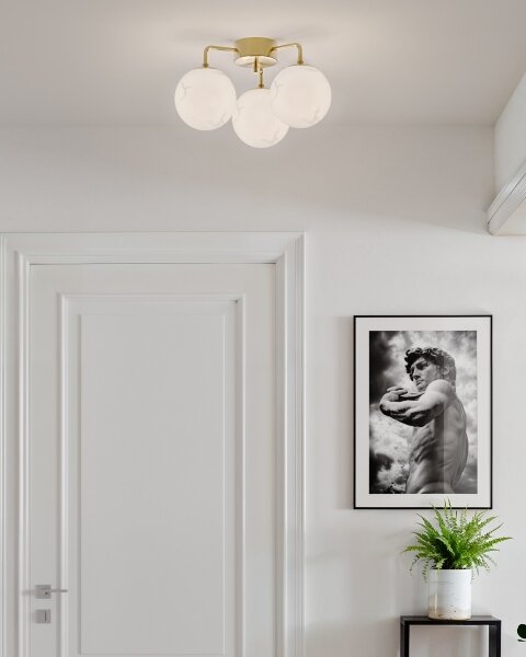 ByRydens 4202550-5000 - Lampadario a plafone BELLAGIO 3xE27/8W/230V