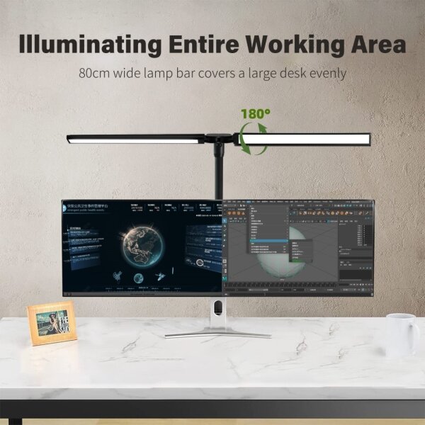Immax 08995L - Luce LED dimmerabile per schermo OFFICE LED/24W/230V 2700-6300K CRI 95