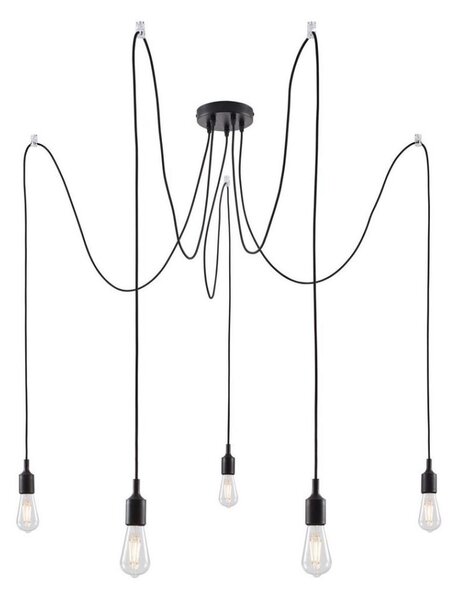 Paulmann 50389 - Lampadario a sospensione con filo NEORDIC 5xE27/20W/230V ragno