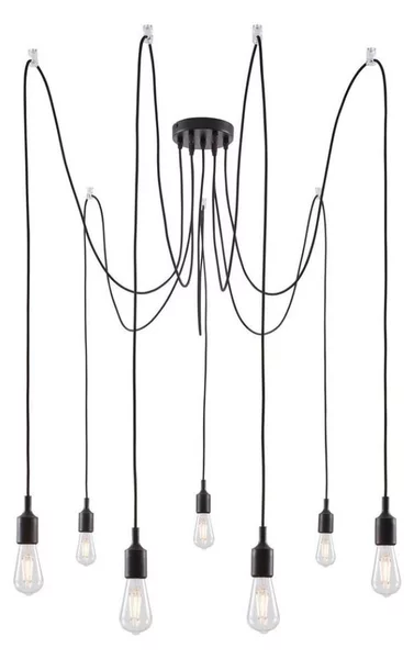 Paulmann 50390 - Lampadario a sospensione con filo NEORDIC 7xE27/20W/230V ragno