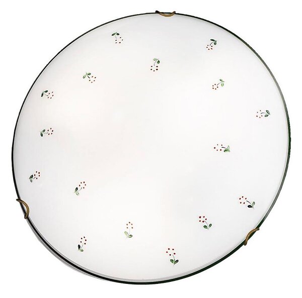 Kolarz 731.13.4.70 - Plafoniera NONNA 3xE27/60W/230V diametro 50 cm verde