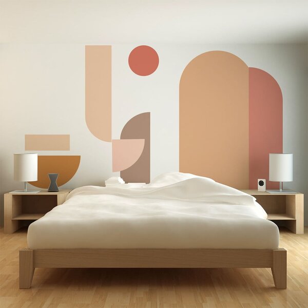 Adesivo da parete 250x200 cm Abstract Sunset - Ambiance