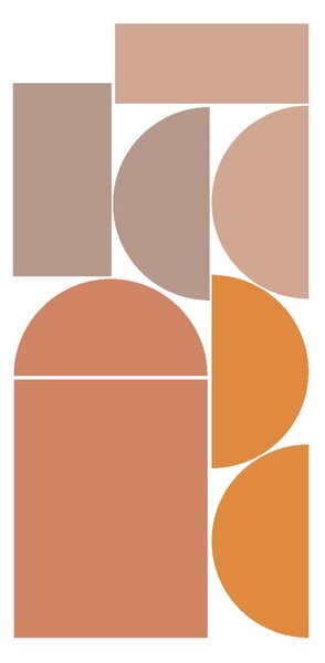 Adesivo da parete 250x200 cm Abstract Sunset - Ambiance