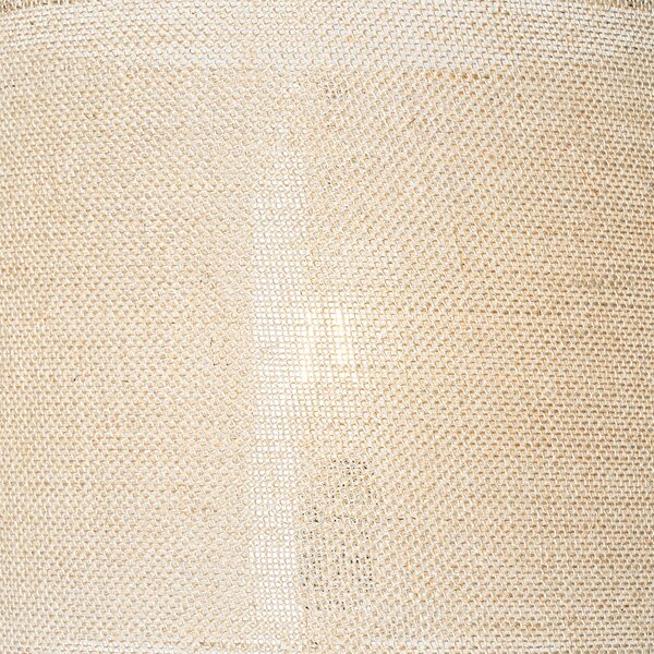 Lampada da terra smart in legno con paralume in lino naturale 32 cm incl. Wifi A60 - Mels