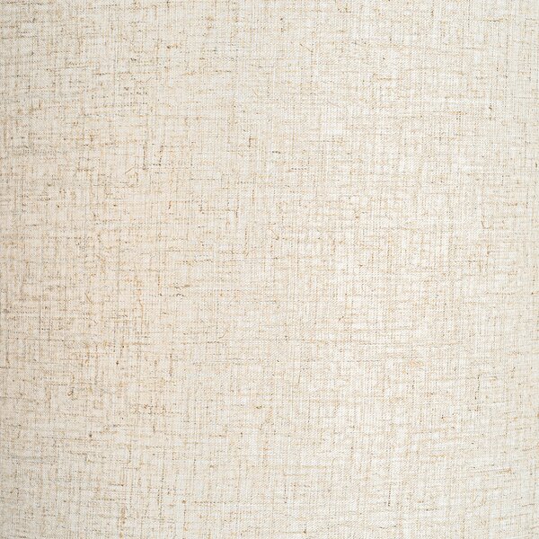 Lampada da terra rustica in legno con paralume in lino beige 32 cm - Mels