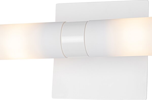 Applique da parete moderna bianca IP44 2 luci - Bath