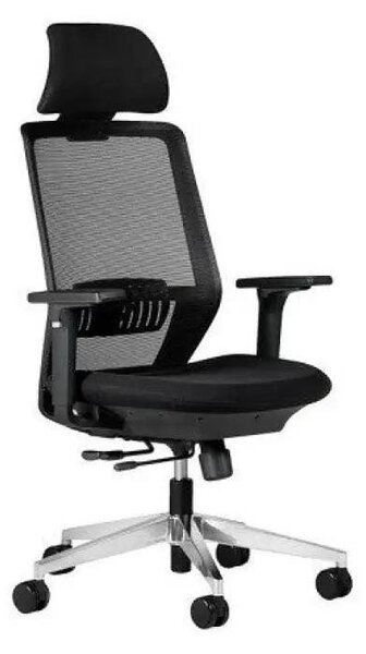 Sedia da ufficio ergonomica SPECTRUM nera