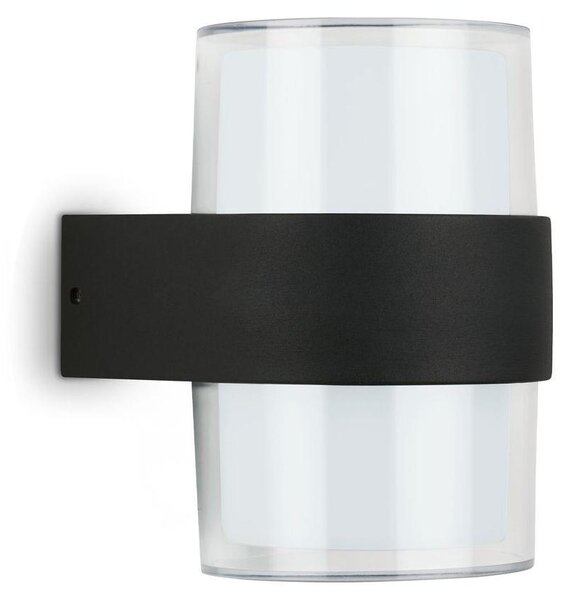 TELEFUNKEN - Lampada da esterno a LED IP44, Lampada da esterno a LED, 4000K bianco neutro, nero, 130x95x105 mm (LxWxH)