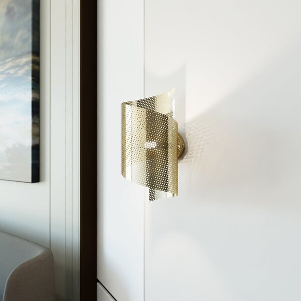 Applique Moderna Shamash 1 Luce Oro