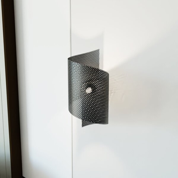 Applique Moderna Shamash 1 Luce Nera