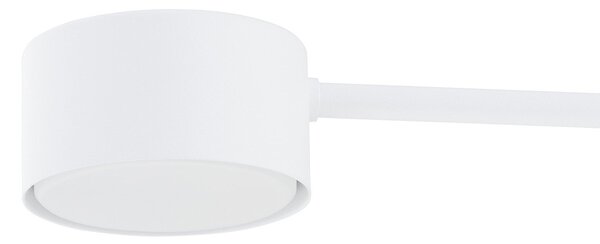 Sospensione Moderna Dharmaraja 4 Luci In Acciaio Bianco