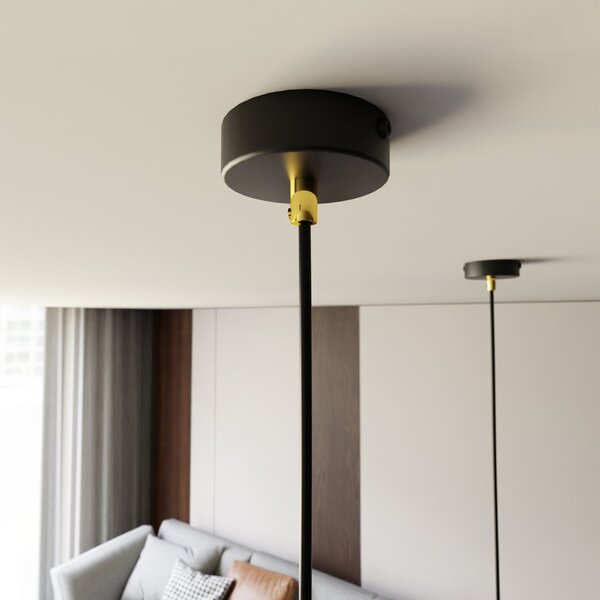 Sospensione Minimal Narayana 1 Luce In Acciaio Oro