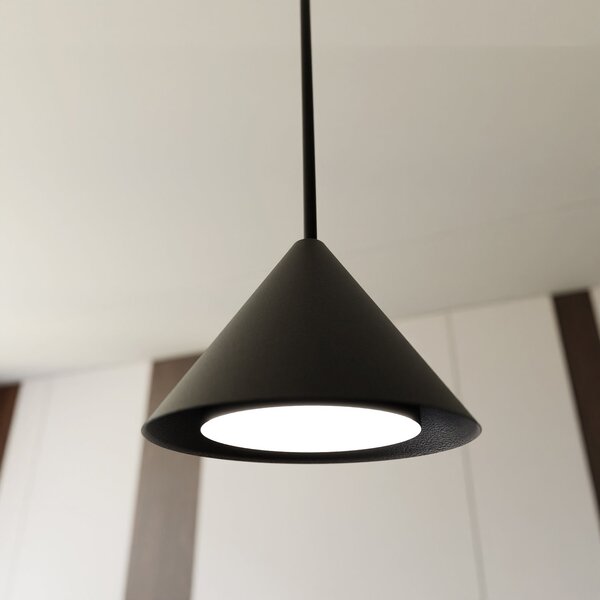Sospensione Minimal Narayana 6 Luci In Acciaio Nero