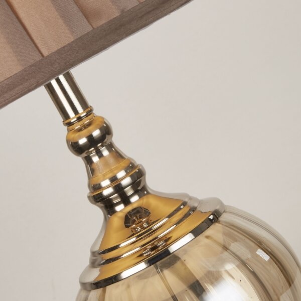 Searchlight EU3721AM - Lampada da tavolo GREYSON 1xE27/60W/230V