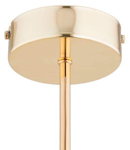 Lampadario on a pole FOTON 4xE14/40W/230V oro/bianco