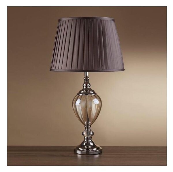 Searchlight EU3721AM - Lampada da tavolo GREYSON 1xE27/60W/230V