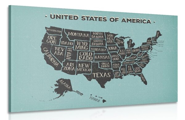 Mappa Degli Stati Uniti Per Bambini E Adulti &ndash; Poster Educativo Glossato USA 8,5x11, Confezione Da 10