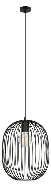 Sospensione Minimal Michizane 1 Luce In Acciaio Nero