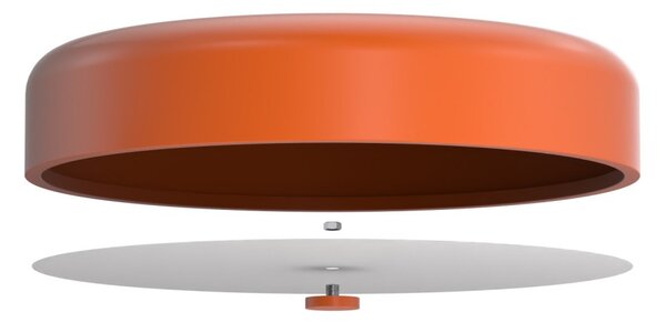 Plafoniera LED Rotonda 36W CCT, Ø450mm, Marrone Colore Bianco Variabile CCT