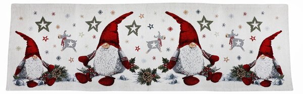 Runner Gobelin Elfo rosso Chenille IT010