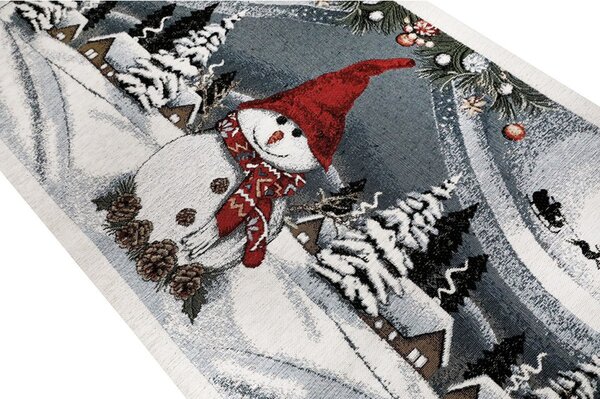 Runner Gobelin Pupazzo di neve Chenille IT07